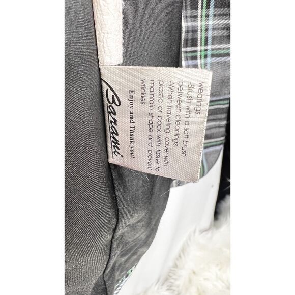 Barami Couture | Blazer | Grey Black Green White Plaid | Sz10 | Made in USA - Picture 6 of 6